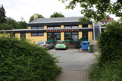 Blick auf die Kindertagesstätte Gabelsberger Straße in Alfeld (Leine)