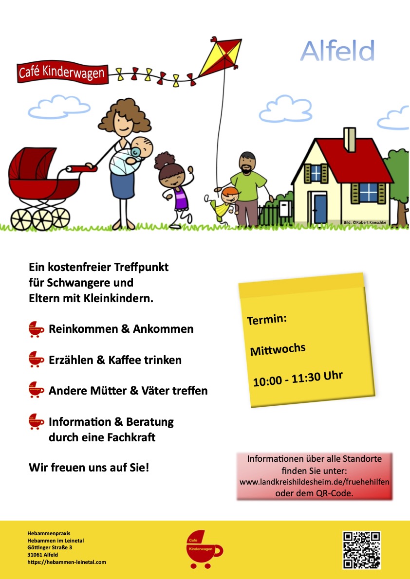 Plakat Cafe Kinderwagen