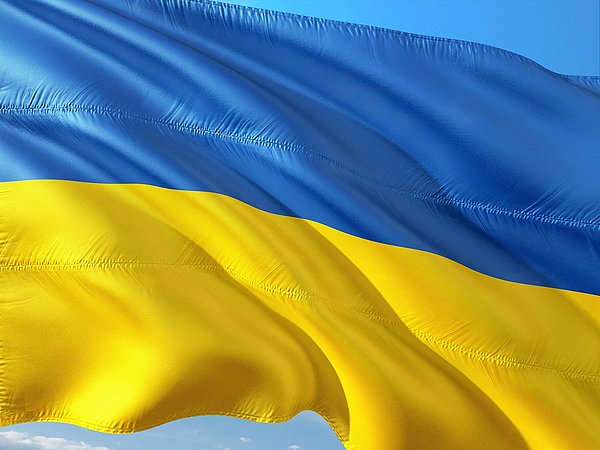 Fahne der Ukraine © jorona, pixabay.com