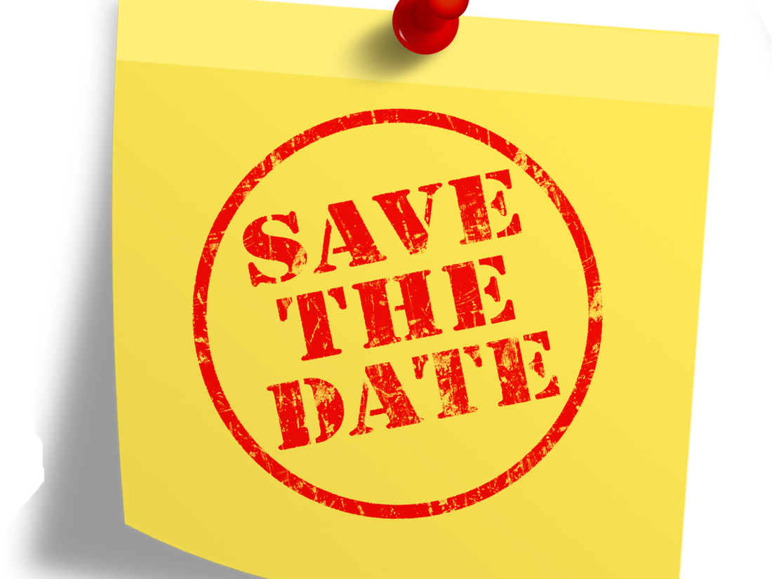 Post it: Save the date Post it: Save the date