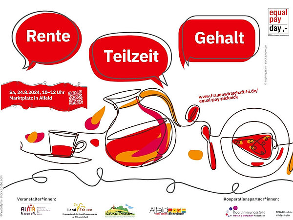 Plakat Equal-Pay-Picknick Plakat Equal-Pay-Picknick