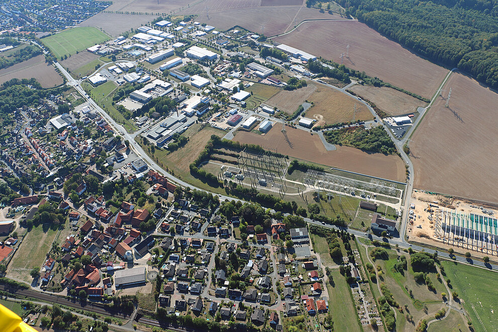 Luftbild Gewerbegebiet Limmer West II