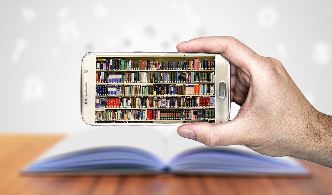 Bücher online per Smartphone 