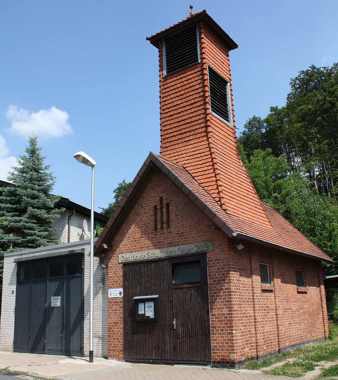 Feuerwehrgerätehaus Eimsen © Archiv Stadt Alfeld 