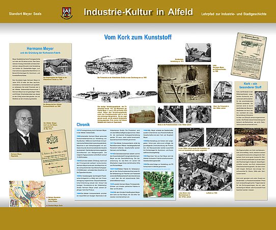 Industriekulturpfad Infotafel 2. Meyer Seals Deutschland 