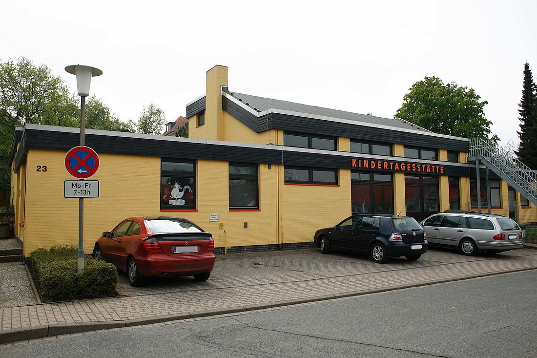Blick auf die Kindertagesstätte Gabelsberger Straße in Alfeld (Leine)