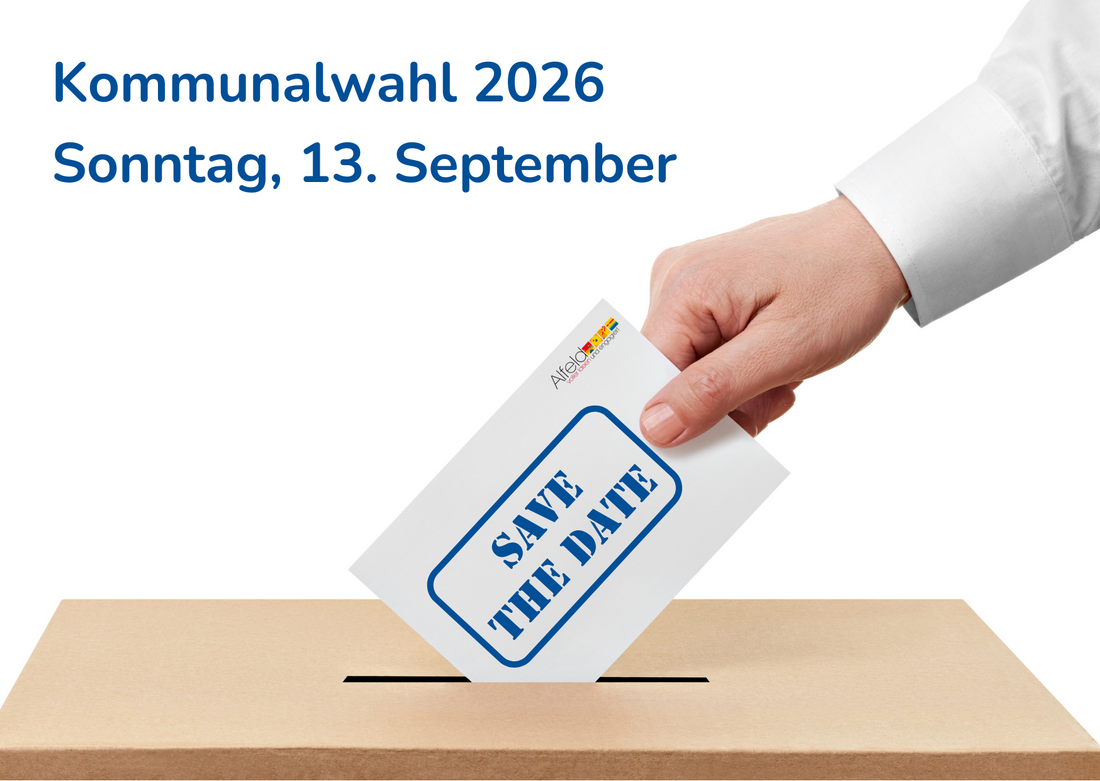 Save the Date Hinweis Kommunalwahl 2026