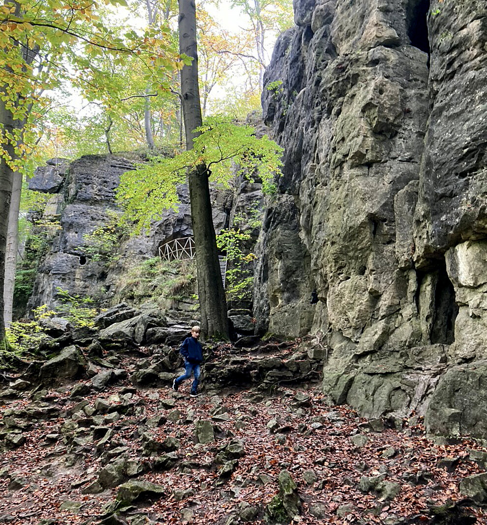 Die Lippoldshöhle in Brunkensen © HG Scharf Die Lippoldshöhle in Brunkensen © HG Scharf