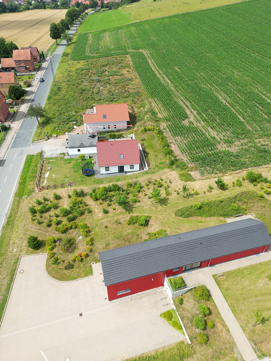 Baugebiet Wegelange im Sommer 2024