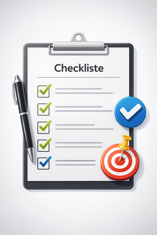 Checkliste_und_Zielmarkierung