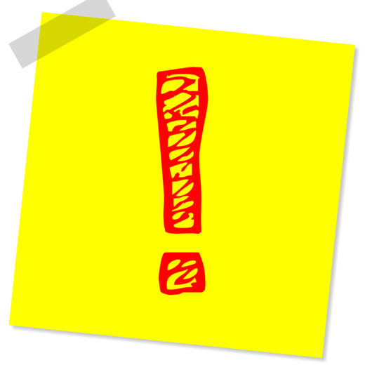 Ein Ausrufezeichen auf einem gelben Notizzettel © maklay62 - pixabay.com
