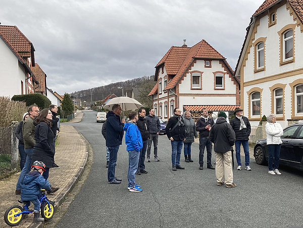 Rundgang Infogespräch Denkmalschutz "Am Buchenbrink" Gerzen